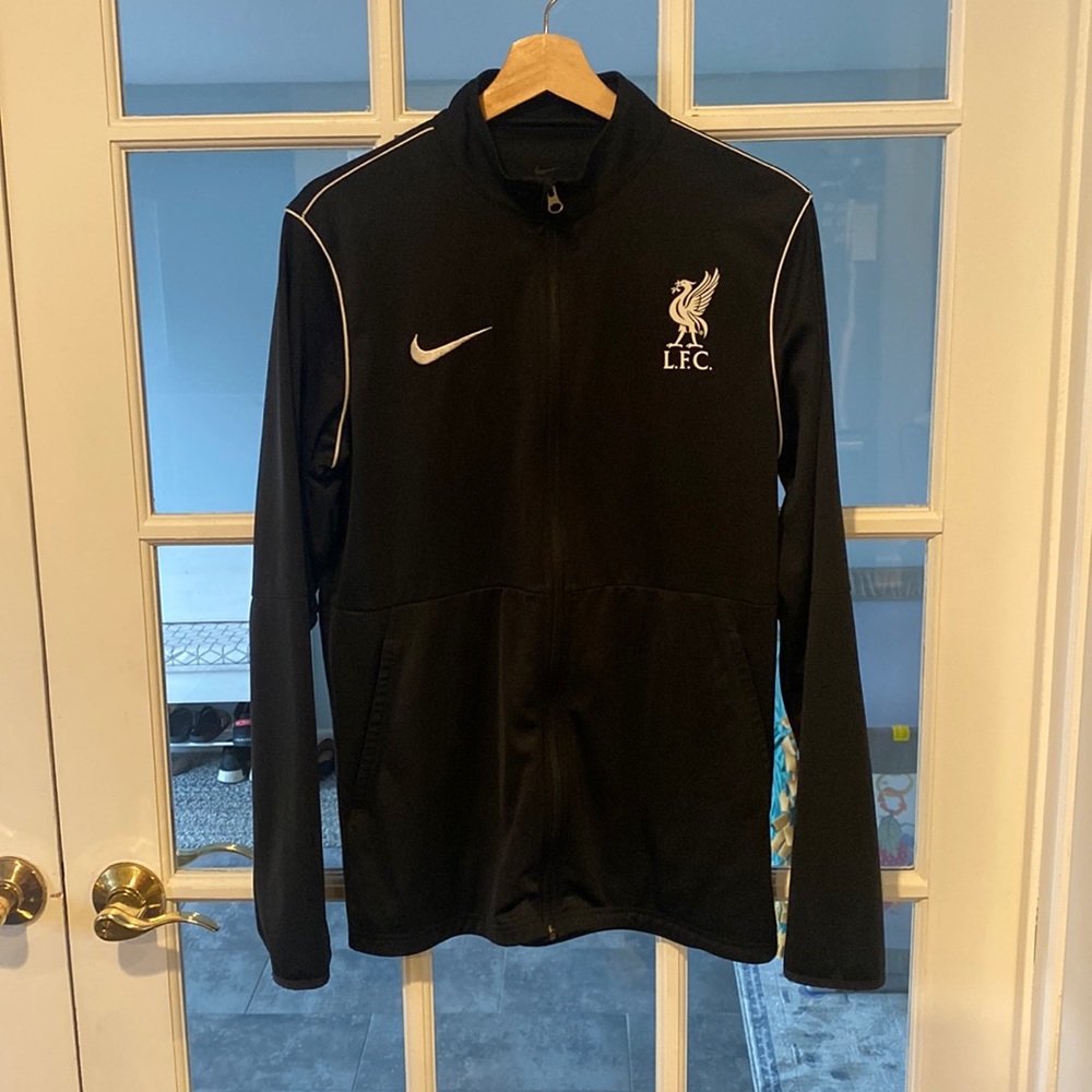 LFC Warm up jacket size medium black Nike